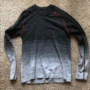 Lulu Lemon Ombré Mens Long Sleeve Shirt